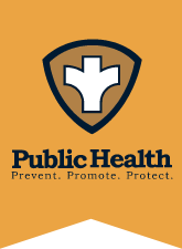 A flag logo for CUPHD that says Prevent. Premote. Protect